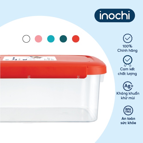Thùng thực phẩm Inochi- Hokkaido 10L Màu Hồng/Đỏ/Xanh/Trắng