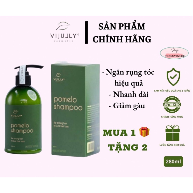 [ Mua 1 Tặng 2 ] Dầu Gội Bưởi Vijuly Chính Hãng - Ngăn Ngừa Rụng Tóc Khô Sơ Chẻ Ngọn