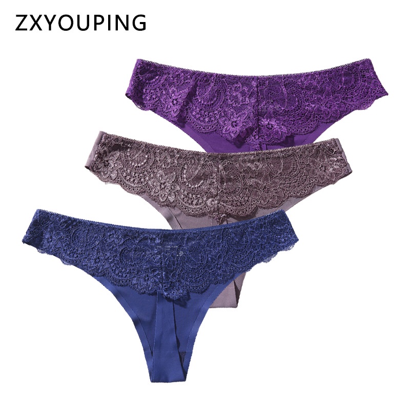 Quần lót ZXYOUPING chất liệu ren giấu đường may size lớn