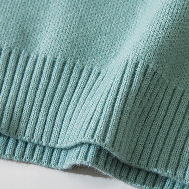 Áo Sweater Dệt Kim Cổ Chữ V Màu Sắc Tương Phản Phong Cách Hàn Quốc Thời Trang Cho Nam Size S-3XL