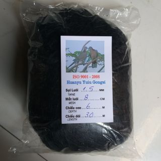 Lưới bẫy chim cu gáy dài 30m cao 6m