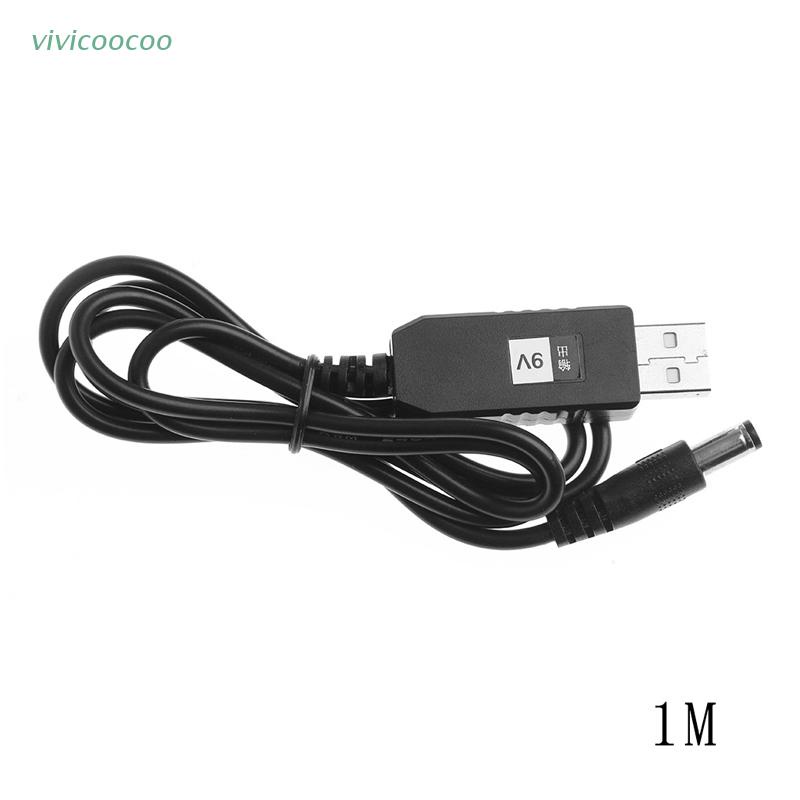 Dây cáp tăng áp VIVI USB DC 5V sang DC 9V 2.1x5.5mm