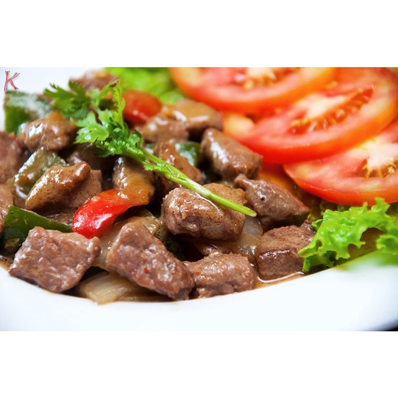 1Kg Bò lúc lắc mềm, ngon đóng Khay