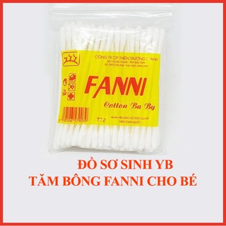 Tăm Bông Cho Bé Tăm Bông Fanni Ngoáy Tai Cho Trẻ Sơ Sinh