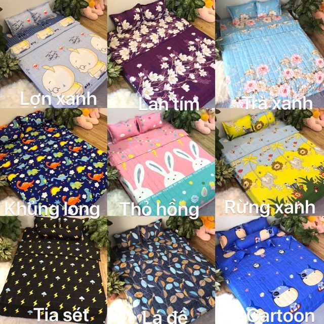 Update trọn bộ chăn ga gối Cotton Poly-&gt; được chọn mẫu-&gt; chát ngay vs shop nhé