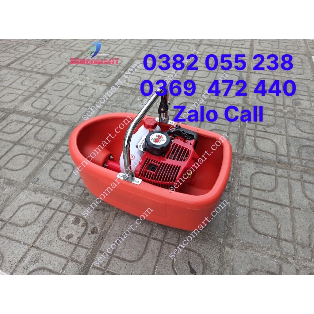 Máy bơm nước tưới vườn dạng thuyền tại Miền Tây