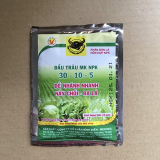 Phân bón lá nảy chồi ra lá mk 30-10-5