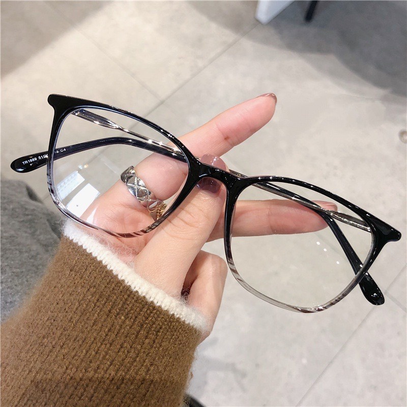 Kính Form vuông Nam Nữ 661 Chất liệu hợp kim titan hàn quốc kiểu dáng hot trend