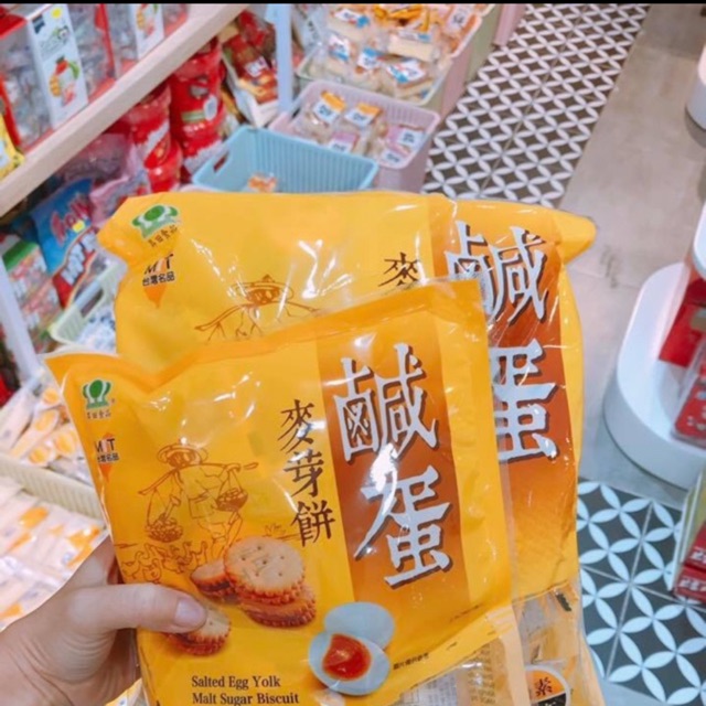 Bánh quy trứng muối Đài Loan 115k/ gói 500g