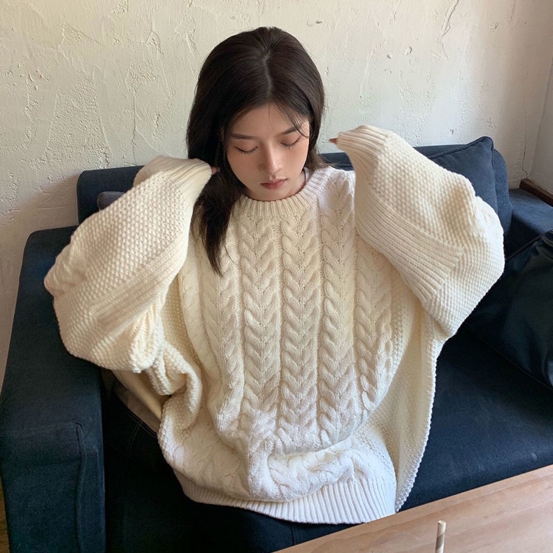 Áo len sweater thu đông 4 màu phong cách ulzzang