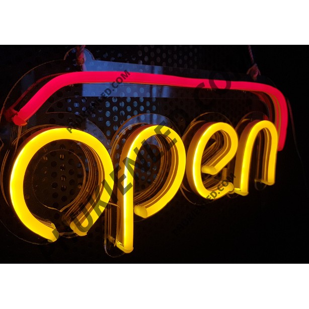 Đèn Led Neon Sign Open Trang Trí Cửa Hàng