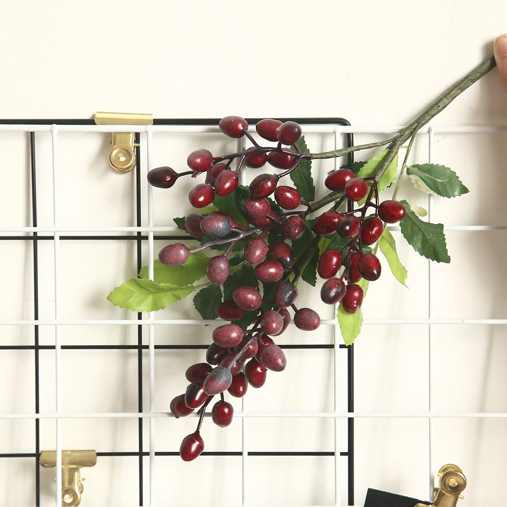 Nhánh Quả Mọng Nhân Tạo Độc Đáo Trang Trí Tiệc Cưới/ Phông Nền Chụp Ảnh DIY|Cây Giả Nhiều Màu Trang Trí Nhà Cửa