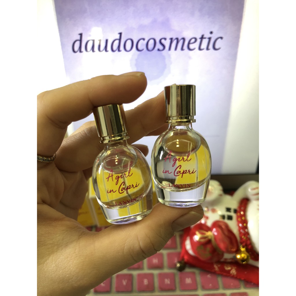 [ mini ] Nước hoa Lanvin A Girl In Capri EDT 4.5ml | Thế Giới Skin Care