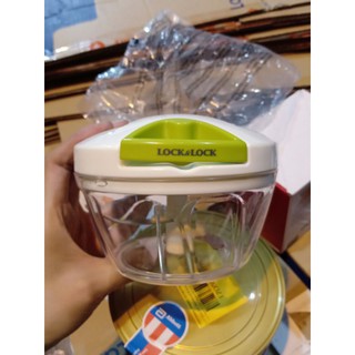 Dụng cụ xay tỏi ớt cầm tay mini đa năng Lock&Lock CKS308 400ml
