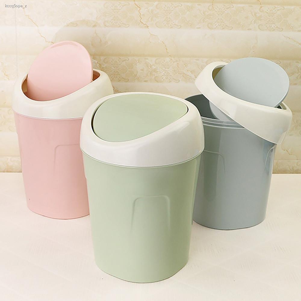 Thiết kế vỏ sò◕﹊Lưu trữ rác thực tế màu xanh lá cây nhỏ máy tính để bàn mini sáng tạo có mái che nhà bếp phòng khách thù