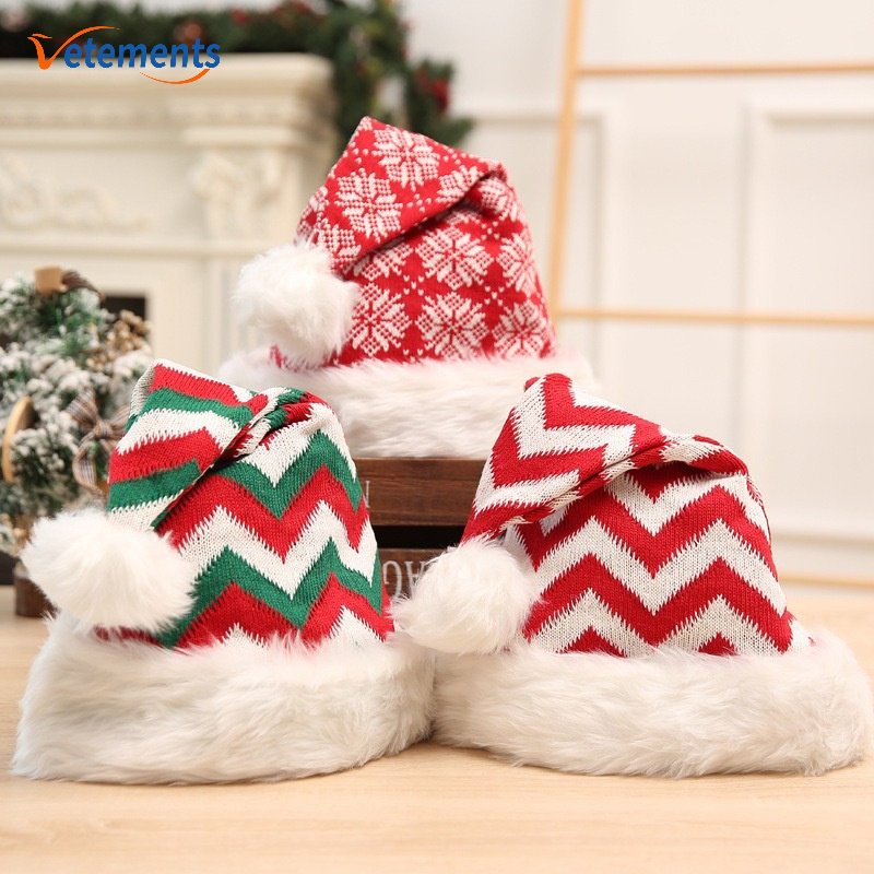 Mũ Ông Già Noel Thời Trang Cho Người Lớn / Trẻ Em