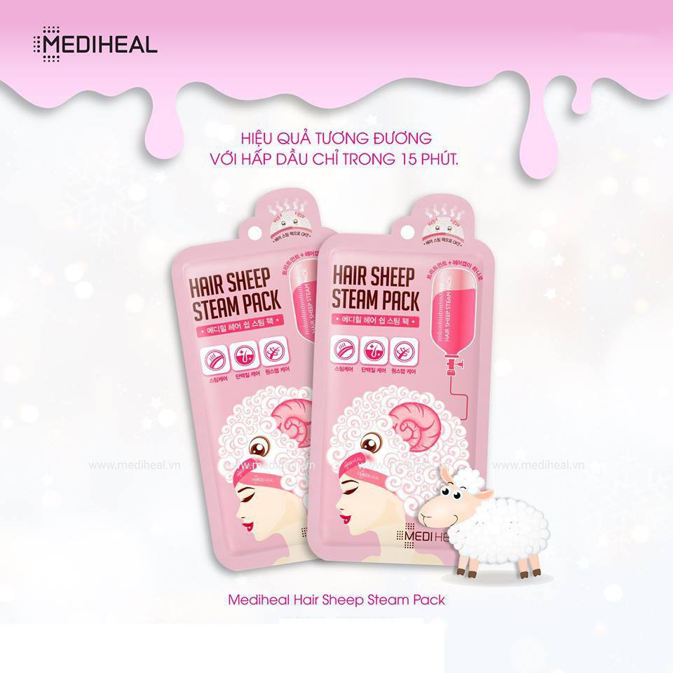 Mặt Nạ Dành Cho Tóc Mediheal Hair Sheep Steam Pack 40g