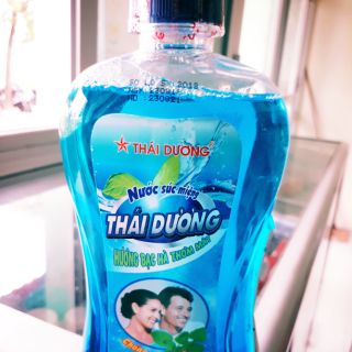 Nước súc miệng chống sâu răng  thái dương