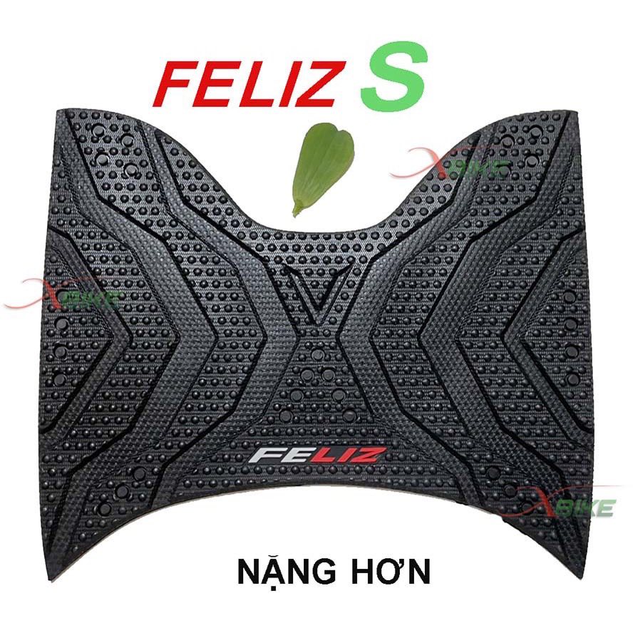 THẢM CAO SU XE MÁY ĐIỆN VINFAST FELIZ FELIZS ĐEN DÀY