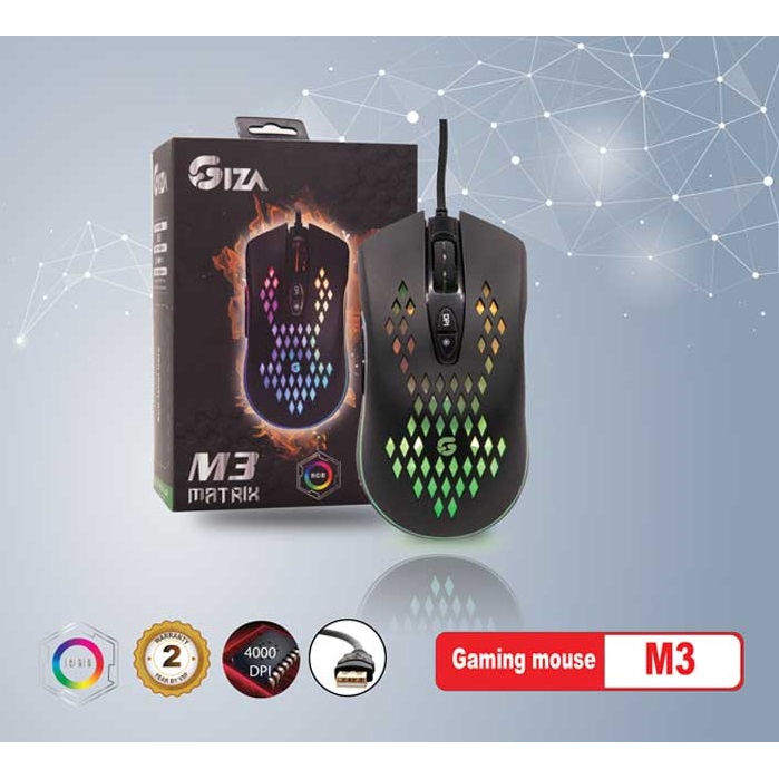 Chuột Giza M3 Gaming (4000 DPI) - NTH