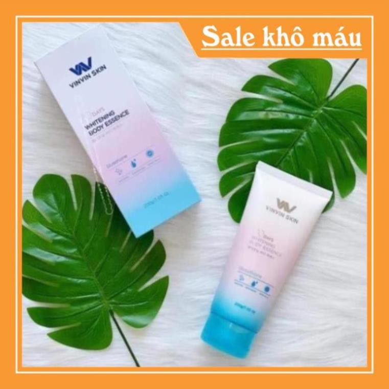 Kem body dưỡng trắng tinh thể nước