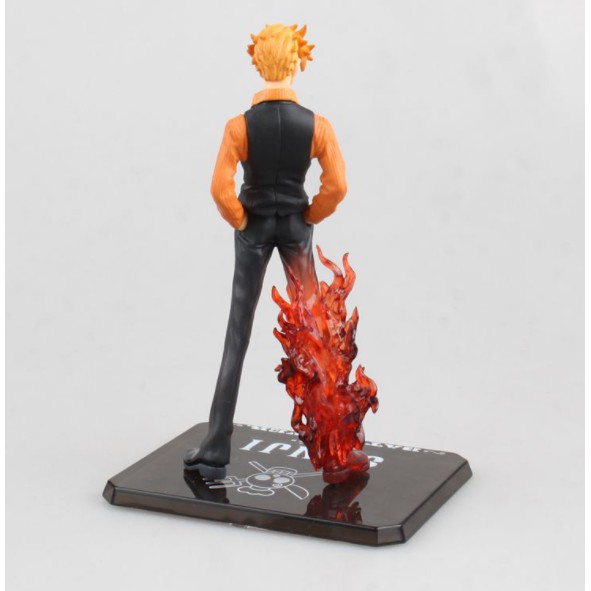 Mô Hình Figure One Piece Sanji chân lửa có 3 đầu 15Cm