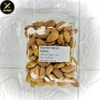 100g Hạnh nhân hạt sống, hạnh nhân nguyên hạt, hạnh nhân làm sữa hạt, hạnh nhân Úc