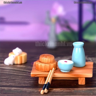 Tượng Thỏ Mini Trang Trí Tiểu Cảnh