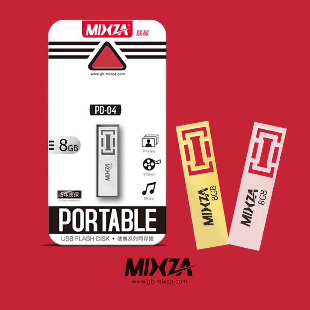 USB MIXZA 64GB - 32GB - 16GB - 8GB - 4GB Retro PD-04 CHÍNH HÃNG - BH 1 ĐỔI 1