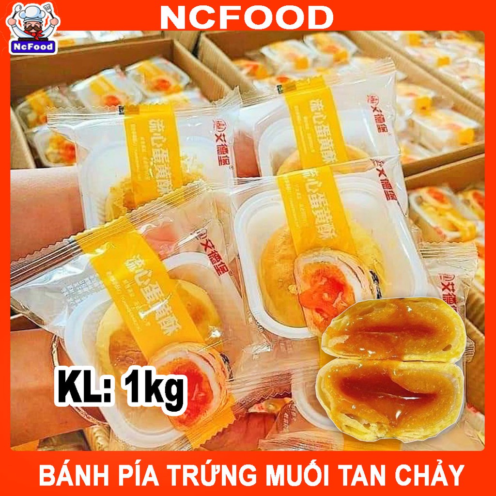1kg Bánh Pía Trứng Muối Tan Chảy Đài Loan (NCFOOD)