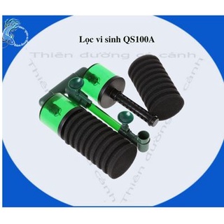 Lọc sủi vi sinh QS100A- lọc cho hồ cá cảnh-lọc vinh sinh -lọc QS200A có khoang chứa vật liệu lọc