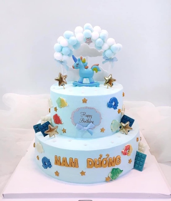 Unicorn Hồng, Xanh trang trí bánh kem