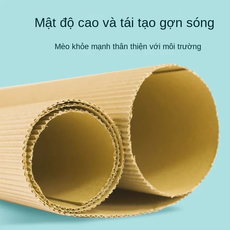 Bảng cào cho mèo chống mài mòn trụ móng mèo, đồ chơi vuốt ghế sofa xước, ổ làm bằng giấy sóng, dùng