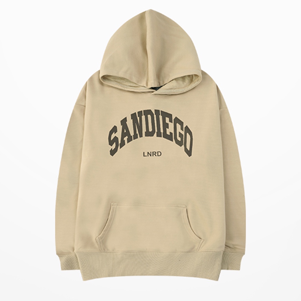 Áo hoodie nam nữ,Áo sweater nỉ nam nữ from rộng Unisex chất nỉ ngoại 2 lớp dày dặn Sandiego DC284