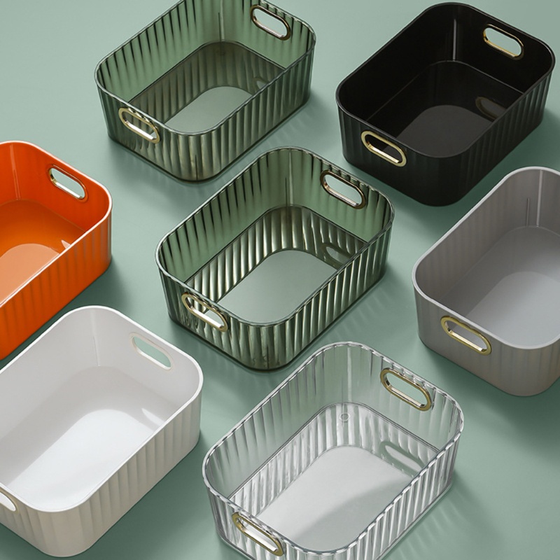 Hộp Đựng Đồ Lót / Vớ Bằng Nhựa Siêu Trong Suốt Có Tay Cầm Sắp Xếp Gọn Gàng Cho