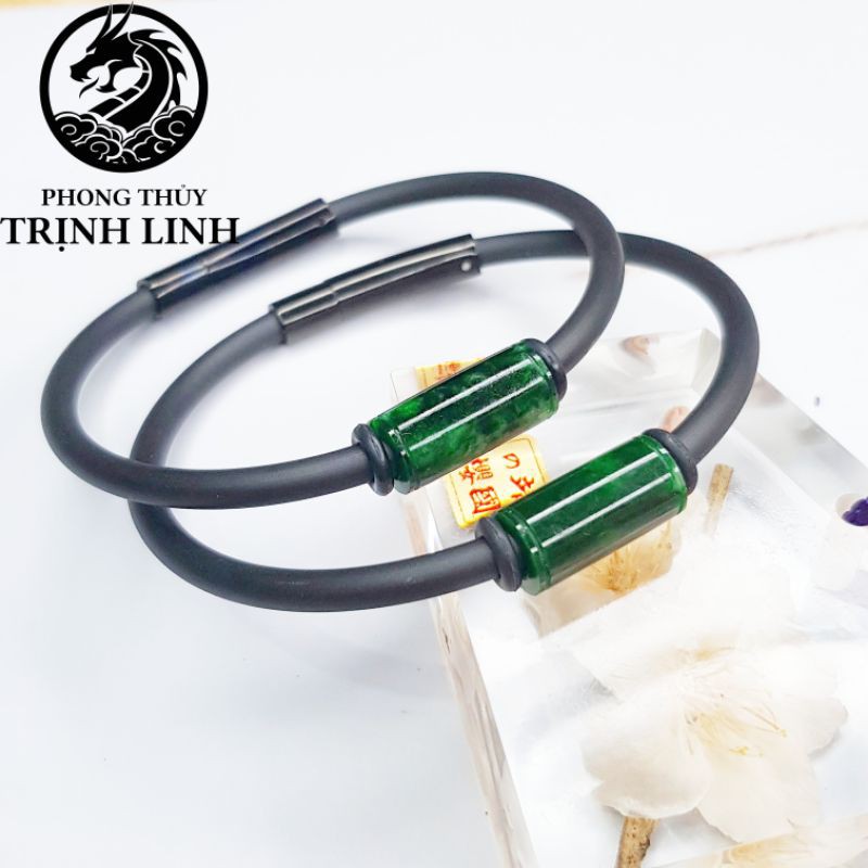 VÒNG TAY LU THỐNG XANH LÁ DÂY CAO CAU CAO CẤP - BẢO HÀNH DÂY 1 NĂM