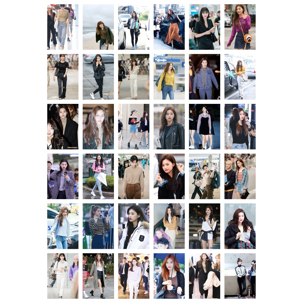 Lomo card 36 ảnh thành viên WEKI MEKI Kim Doyeon fashion style