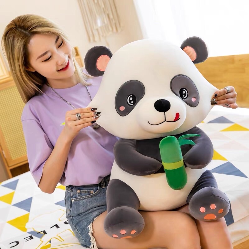 Gấu bông Panda - Gấu bông Gấu trúc cao cấp mịn mướt, đủ size - Nhà Gấu