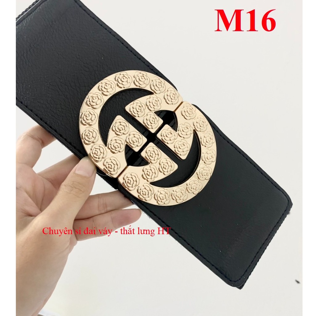 Đai váy chữ G HOA bản 8cm M16