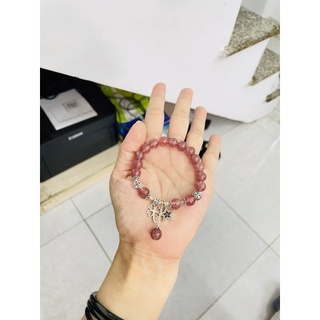 Vòng tay đá phối charm