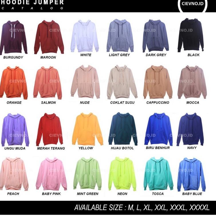 Áo Hoodie Màu Tím Nhạt Size M - Xxxl 33