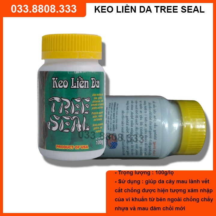 Keo Liền Sẹo cây Mỹ TREE SEAL 100g -bảo vệ vết cắt; ngăn ngừa vi khuẩn gây hại