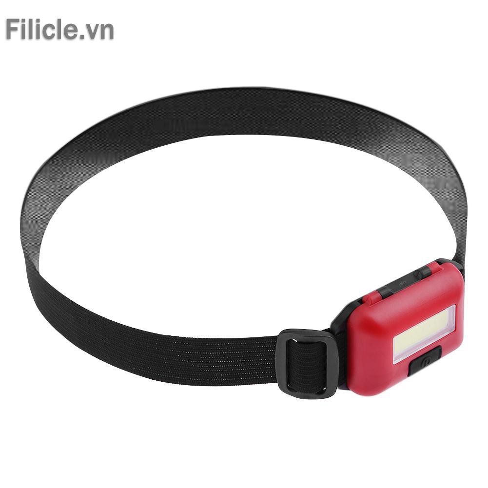 Đèn pha LED COB đeo đầu mini chống thấm nước 3 chế độ sử dụng cho trường hợp khẩn cấp ngoài trời