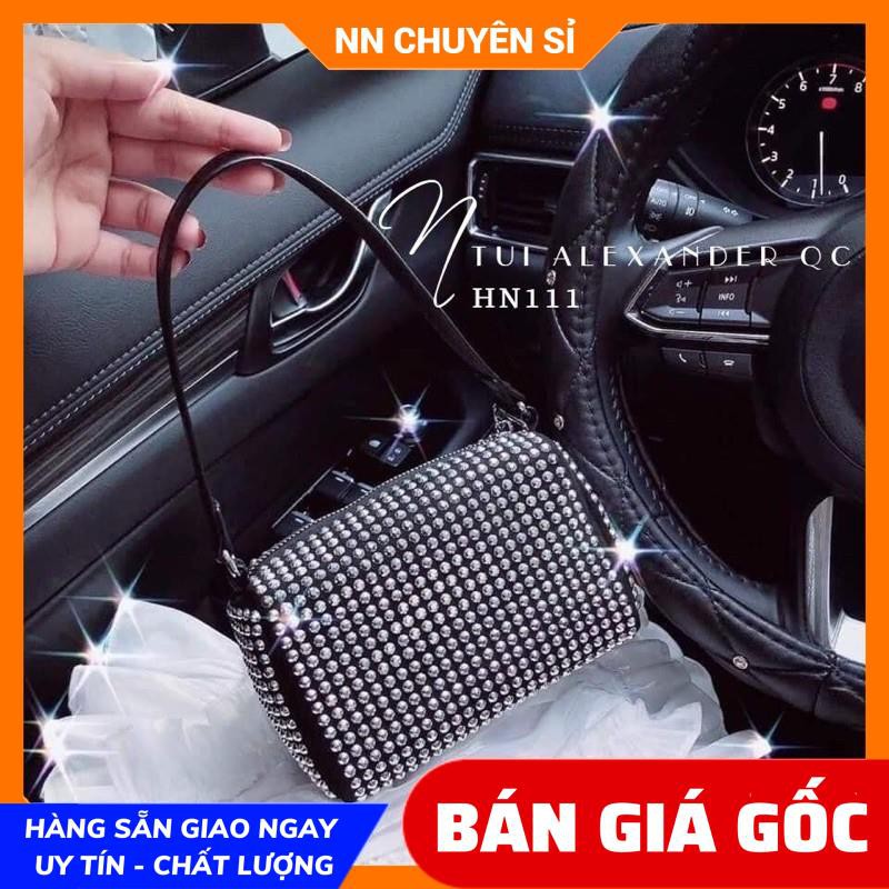 ( VIDEO THẬT) TÚI ĐÍNH ĐÁ LẤP LÁNH (ĐÁ RỜI KHÔNG PHẢI ĐÁ DÁN) - TÚI KẸP NÁCH SANG CHẢNH HN111 ⚡CÓ KÈM VIDEO⚡