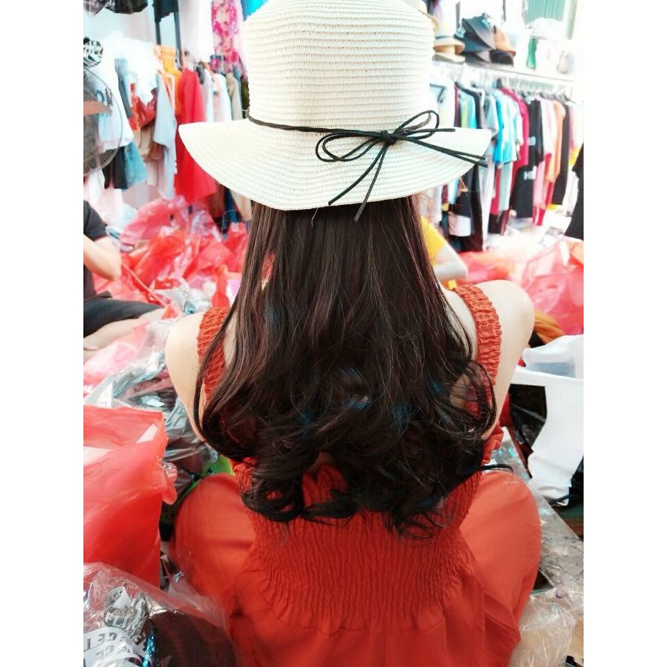 Tóc Giả Cột Đuôi Xoăn 40cm CỰC KUTE
