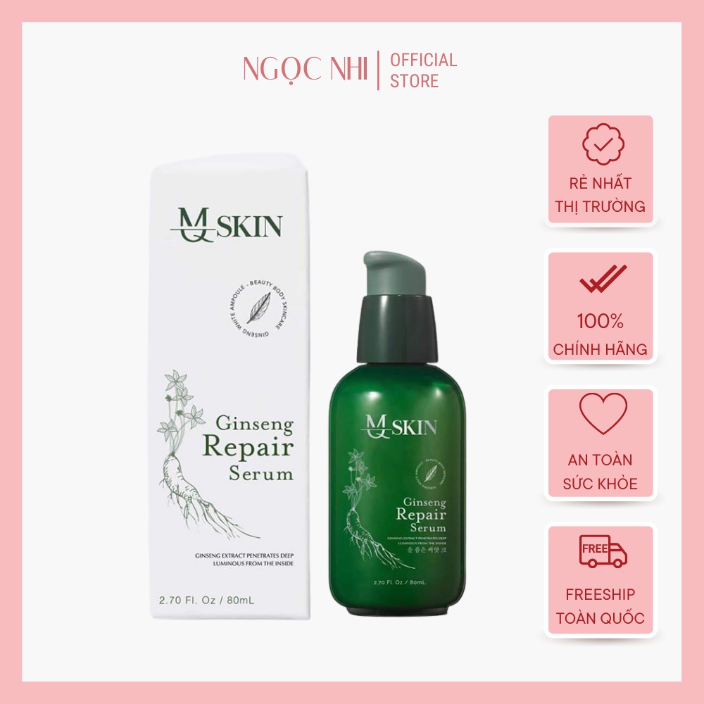 Tinh Chất Serum Tái Tạo Da, Chống Lõa Hóa MQ Skin 80ml/ Chai TẶNG Mặt nạ aqua Beauskin 25g/gói
