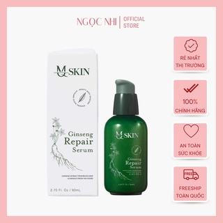 Serum tái tạo da nhân sâm ginseng repair serum dưỡng chất thấm gấp 5 lần nuôi dưỡng sâu MQ Skin 80ml
