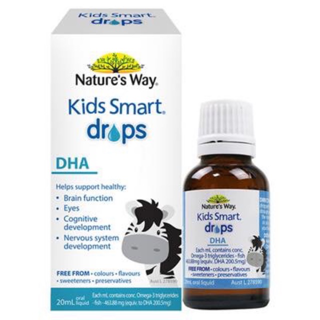 Nature’s Way Kids Smart Drops DHA