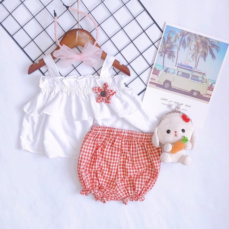 SET 2 DÂY + QUẦN BOOM SIÊU XINH CHO BÉ 8-20KG