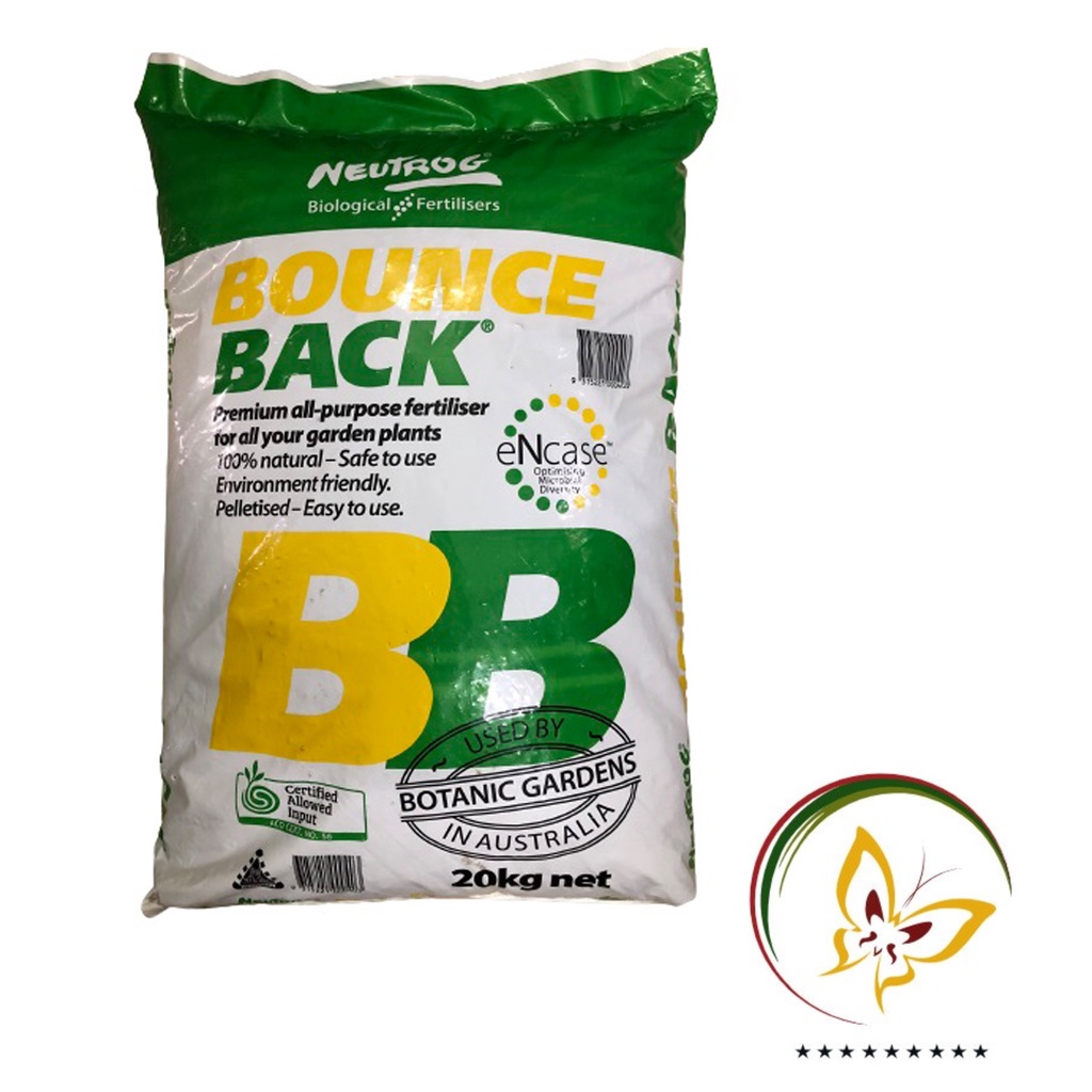 Phân Hữu Cơ Đậm Đặc Dạng Viên Bounce Back - #170# 20kg